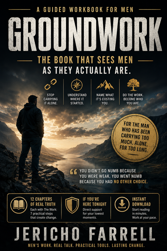 GROUNDWORK — Men's Guided Workbook by Jericho Farrell - Paperback - pre-order - release 5th June