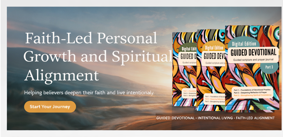 Intentional Growth Guided Devotional Blueprint Bundle