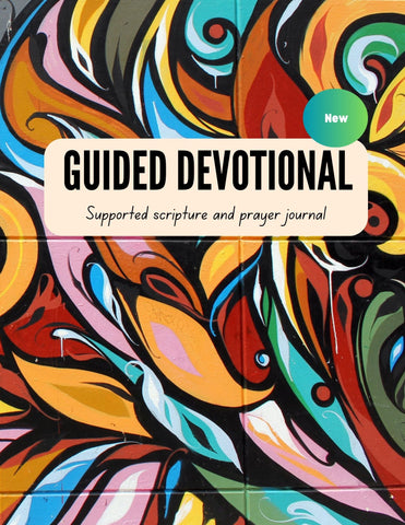 Guided Devotional - Scripture and guided prayer journal teens to adult - Paperback/Hardback