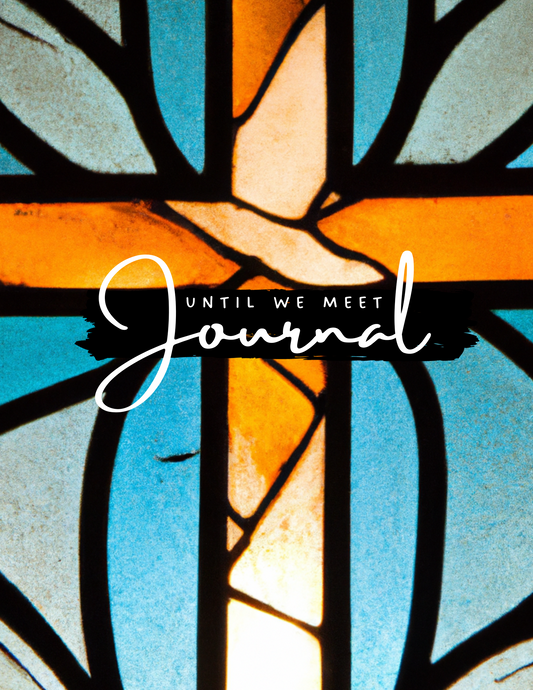 Until we meet - Grief journal - Blue Hardback
