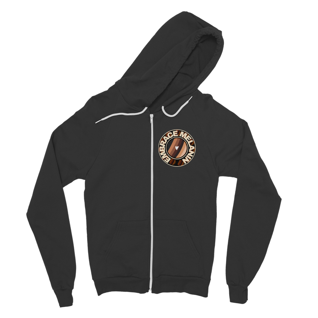 Embrace Melanin – Adult Zip Hoodie