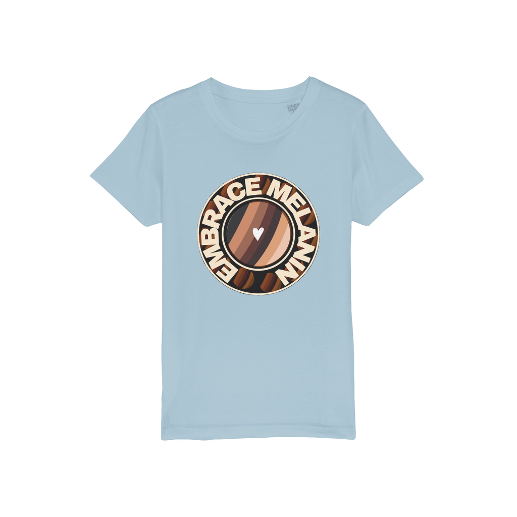 Embrace Melanin – Organic Jersey Kids T-Shirt