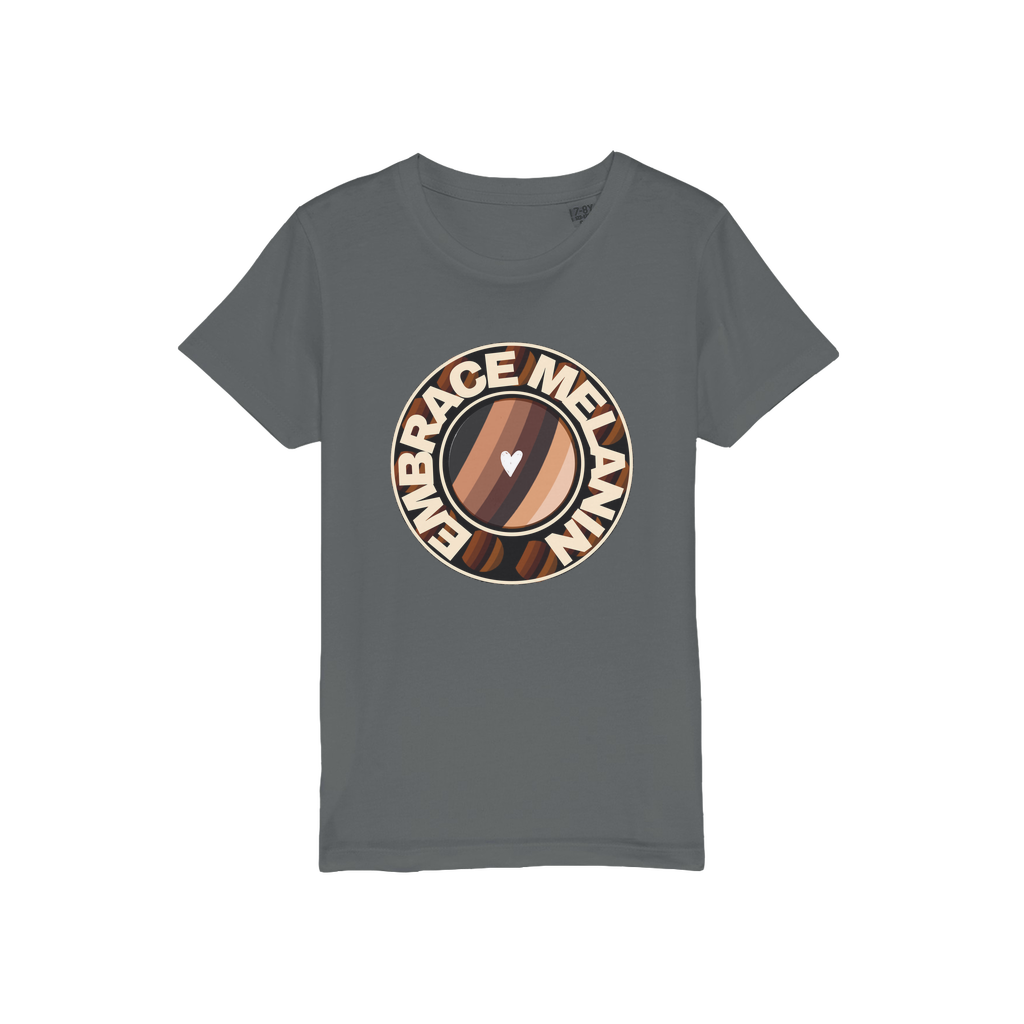 Embrace Melanin – Organic Jersey Kids T-Shirt