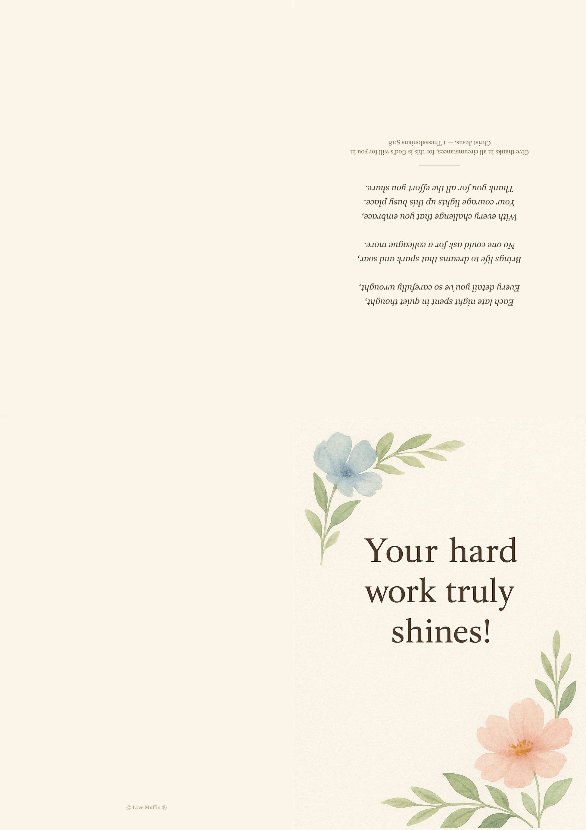 Colleague Appreciation Card Printable — printable card