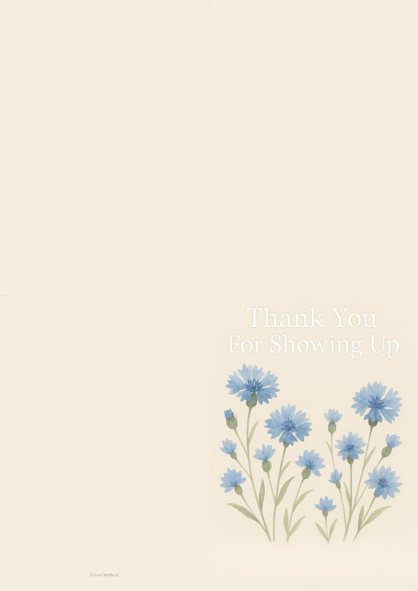 Thank You For Showing Up Card Printable — printable card (3)