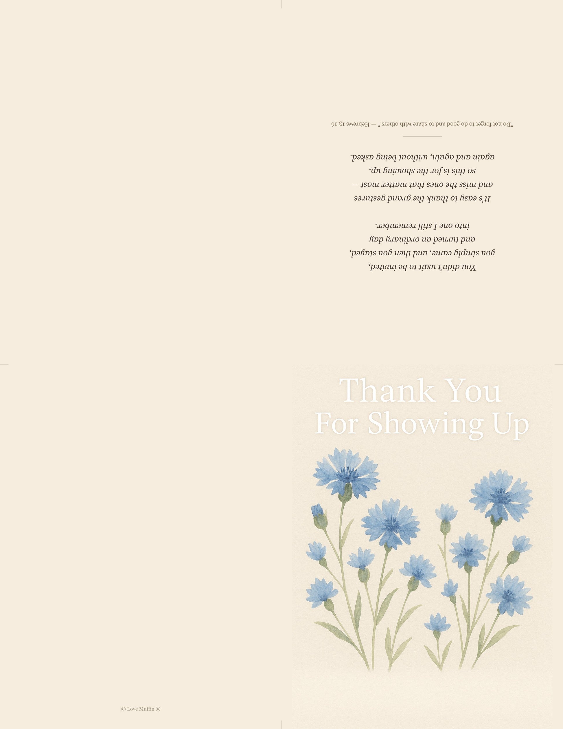 Thank You For Showing Up Card Printable — printable card (4)