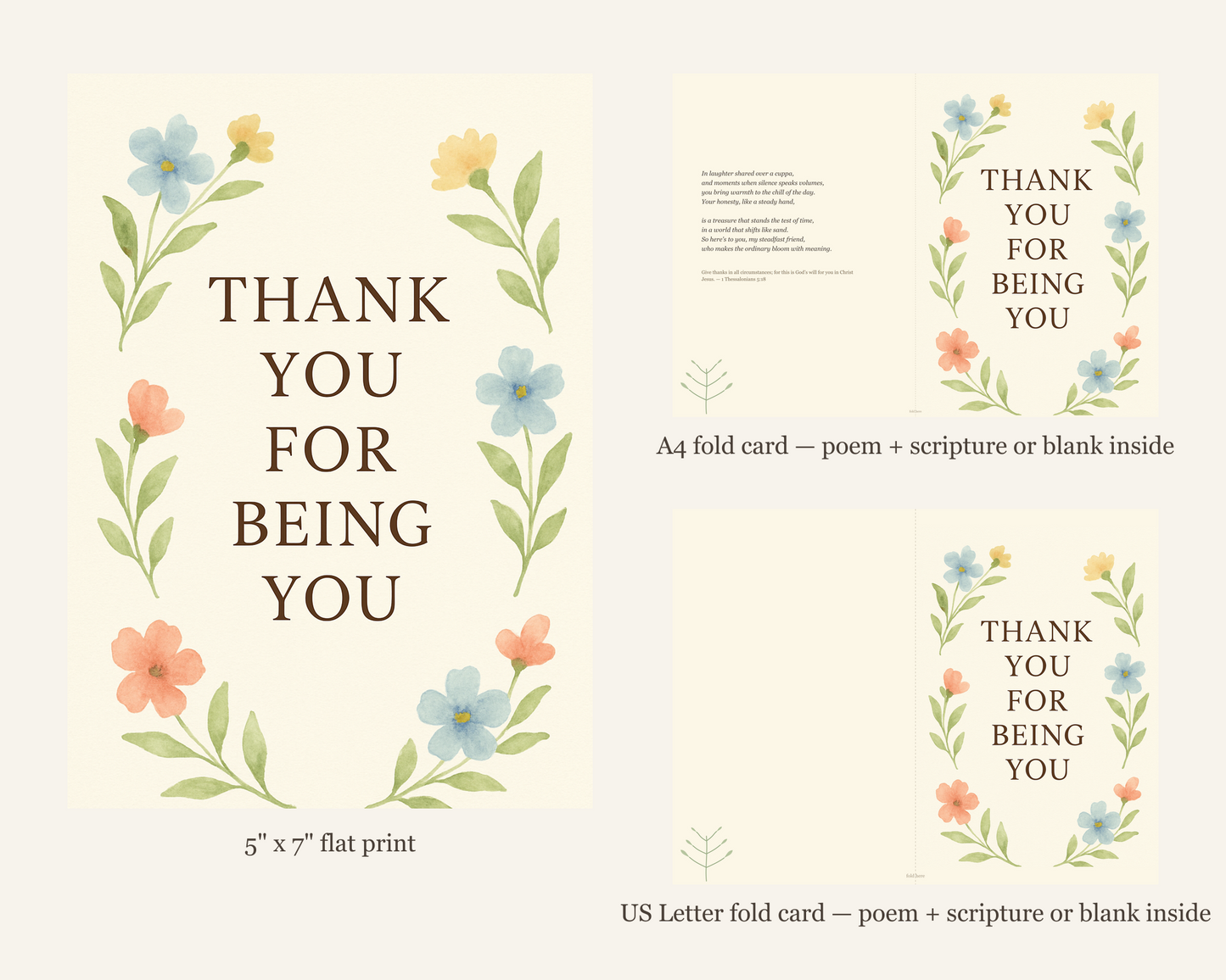 Thank You Friend Card Printable — printable card (5)