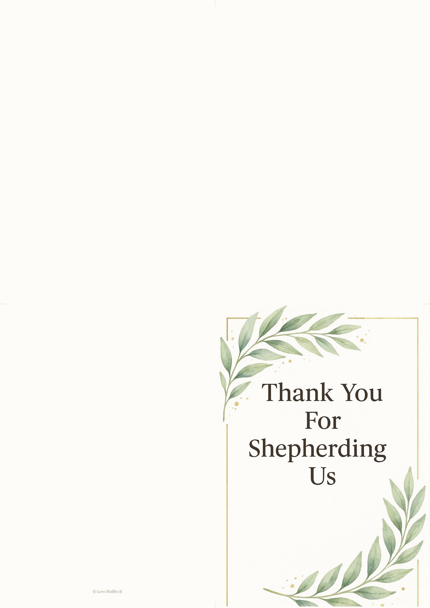 Thank You Pastor Card Printable — printable card (3)