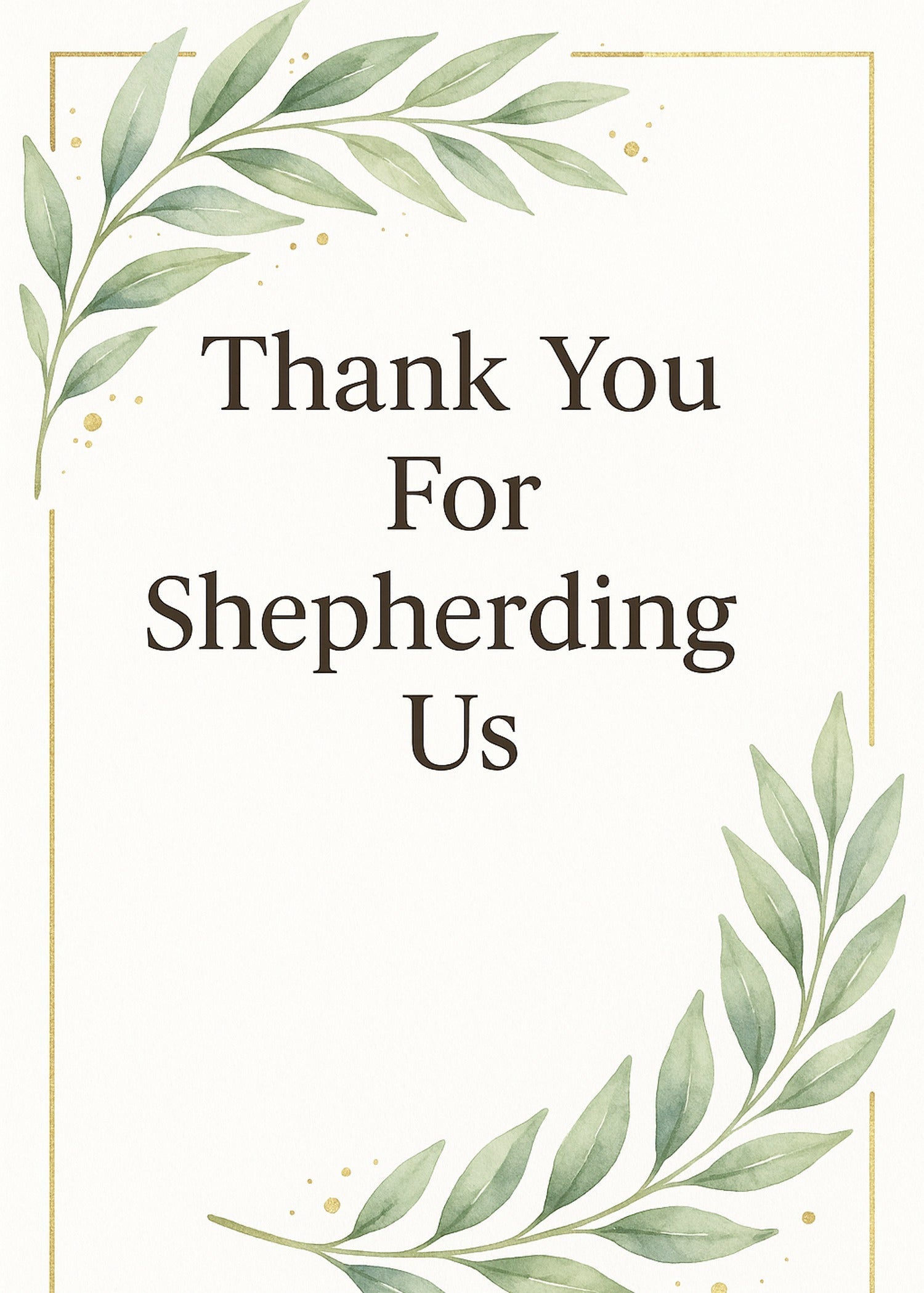 Thank You Pastor Card Printable — printable card (2)