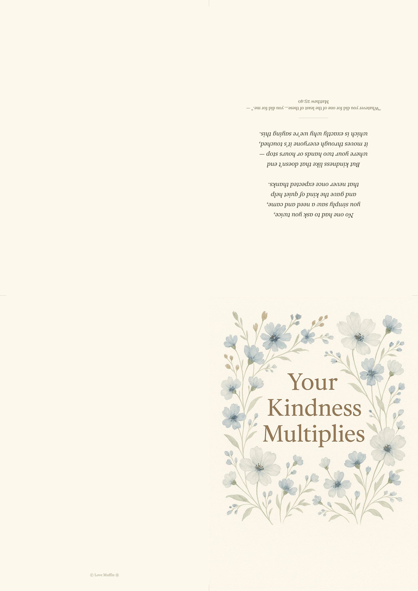 Volunteer Thank You Card Printable — printable card