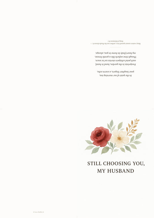 Anniversary Card Printable For Husband — printable card