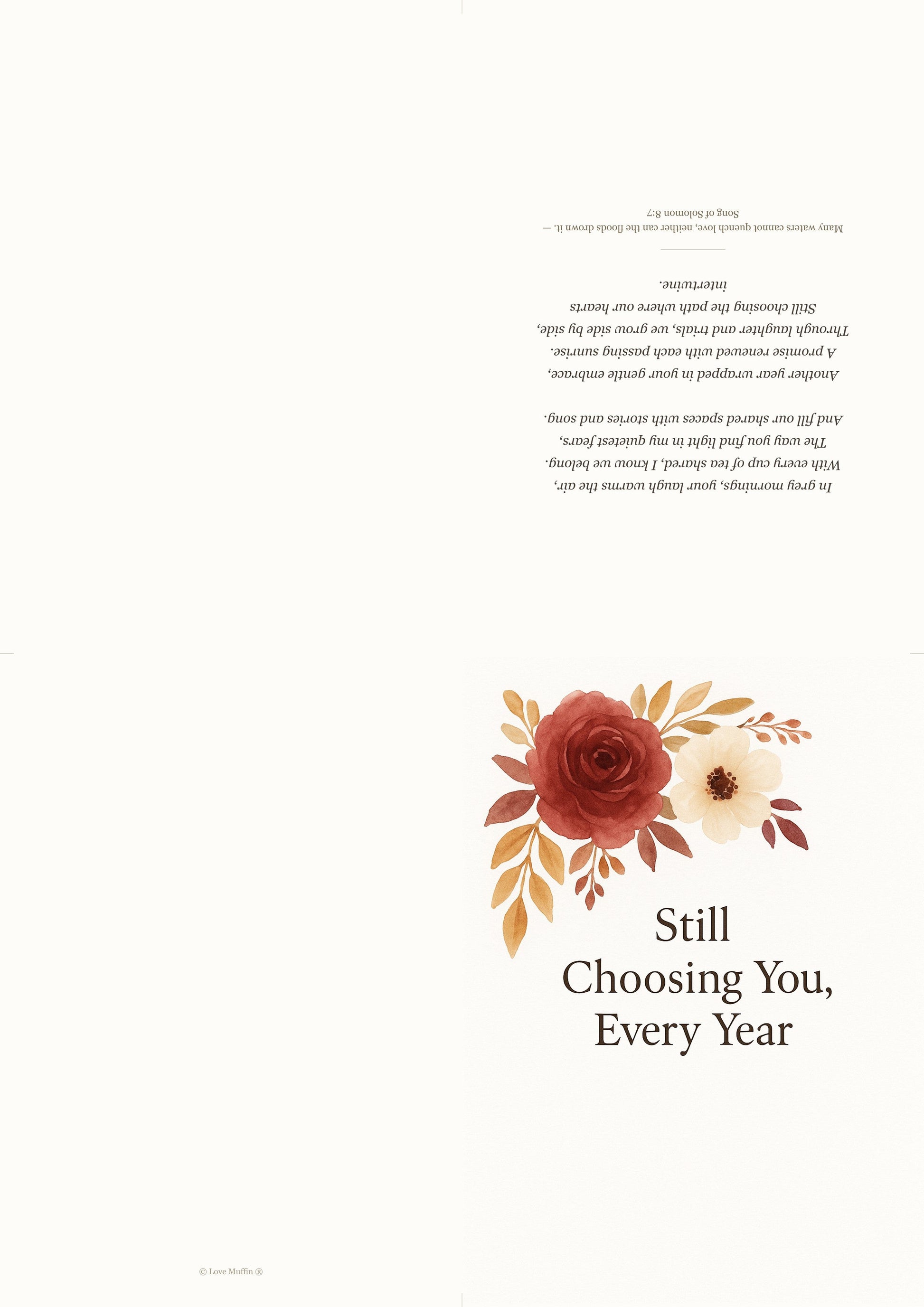 Wedding Anniversary Card Printable — printable card