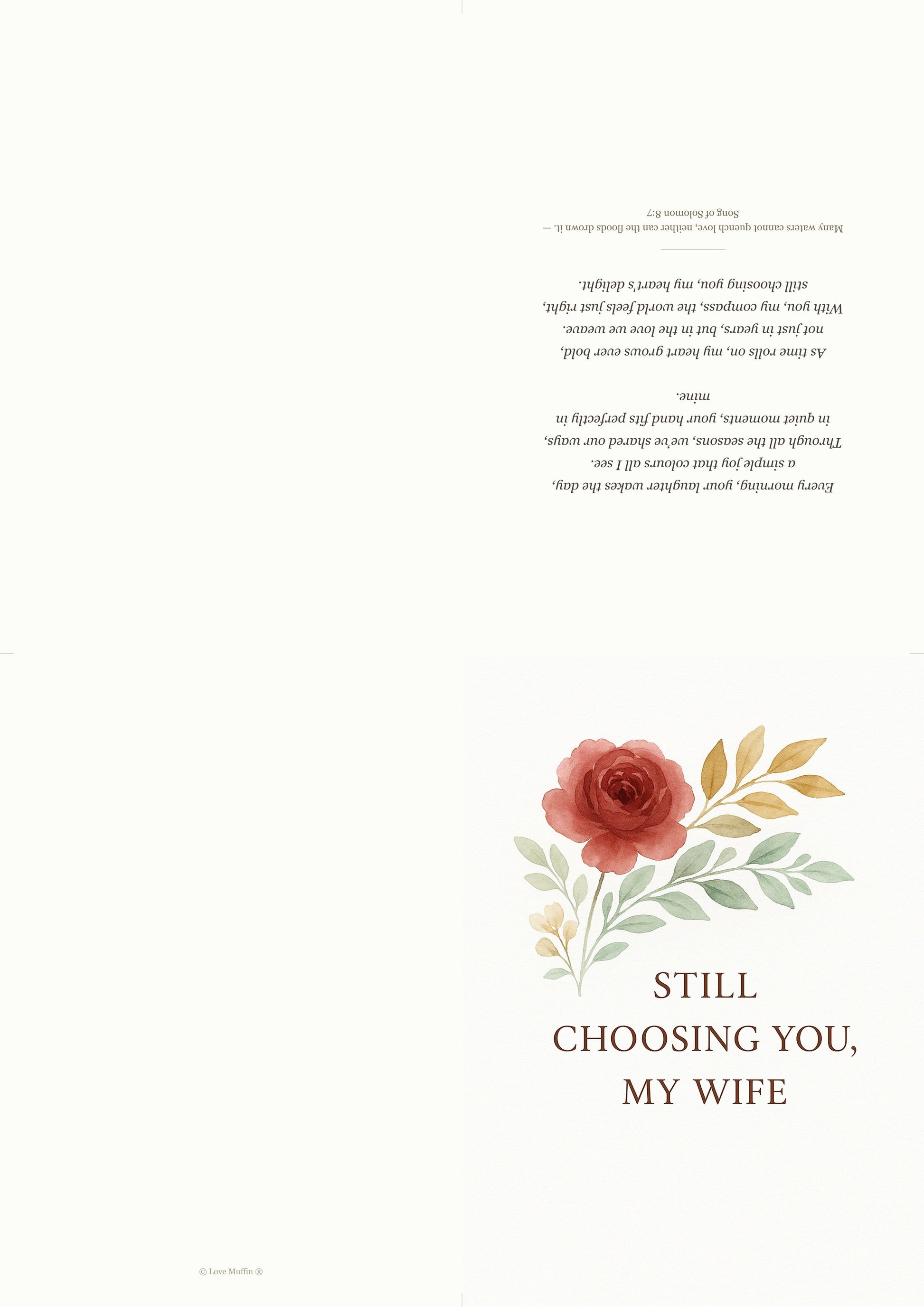 Anniversary Card Printable For Wife — printable card