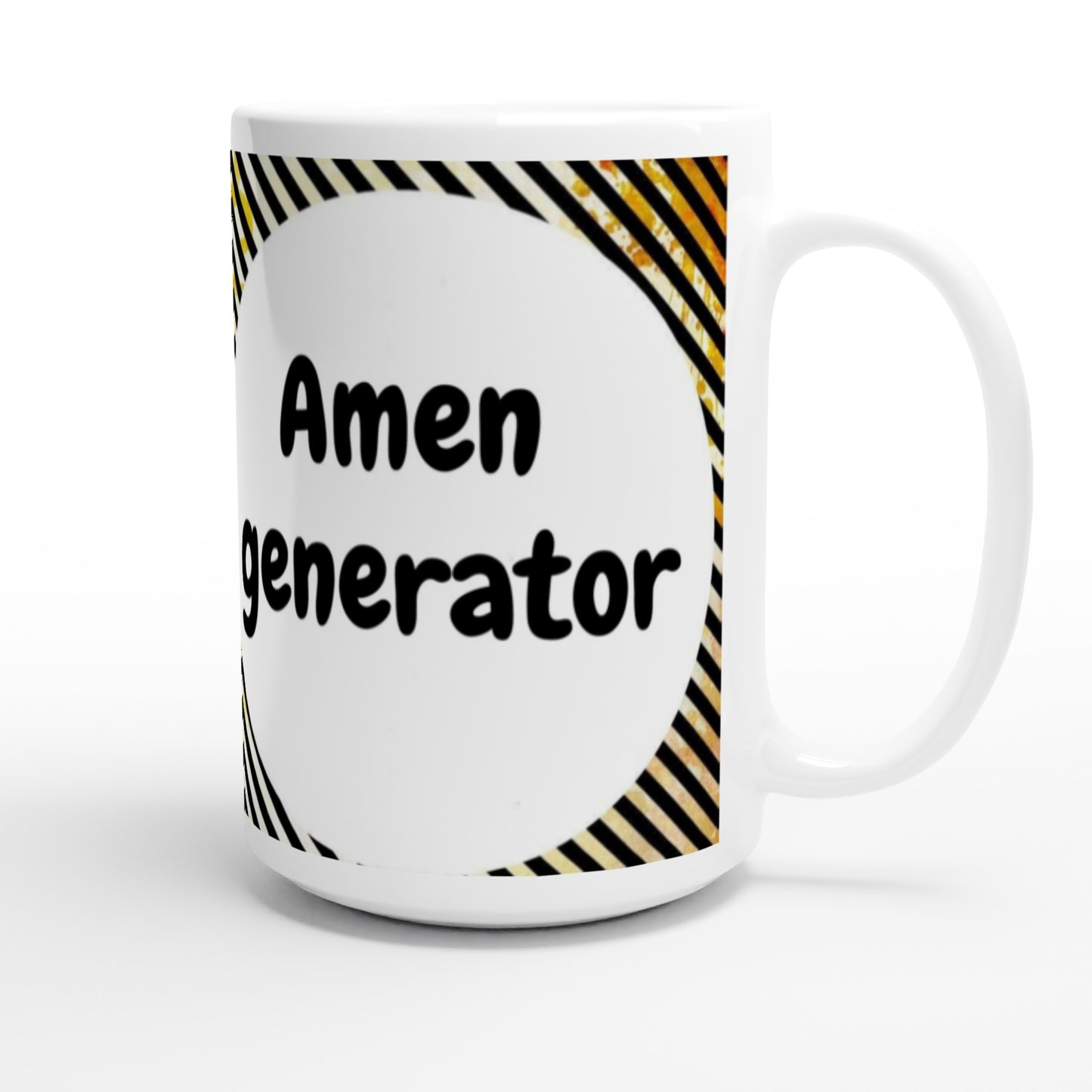Amen Generator Large Ceramic Mug | Powered by Prayer | SIIB