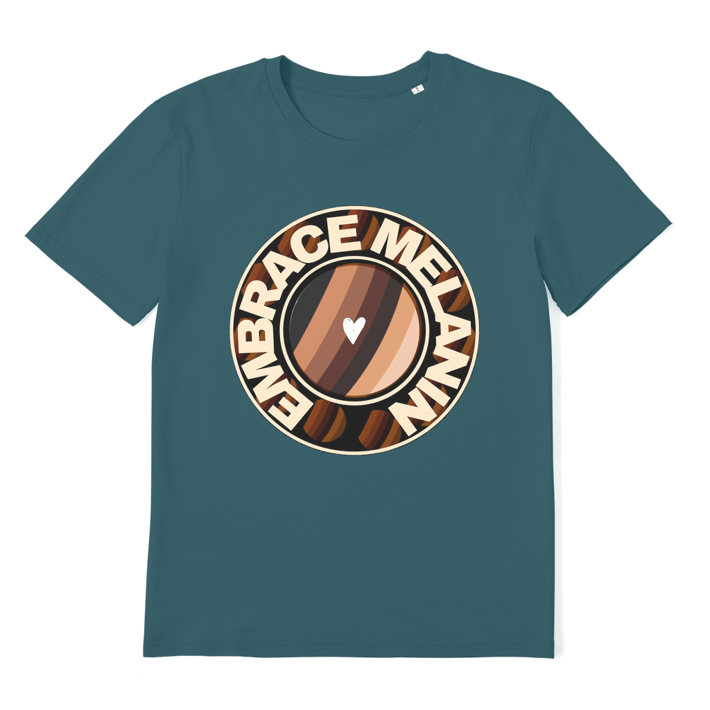 Embrace Melanin – Premium Organic Adult T-Shirt