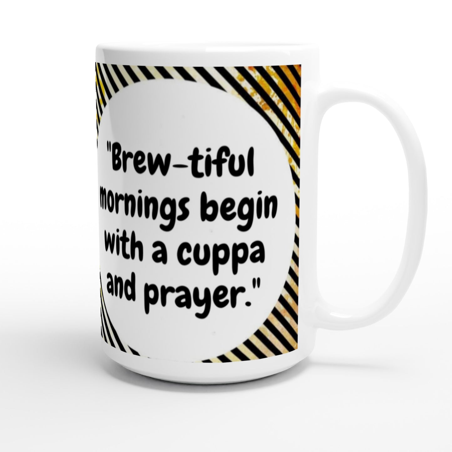 Brew-tiful Large Ceramic Mug | You're Wonderfully Made | SIIB