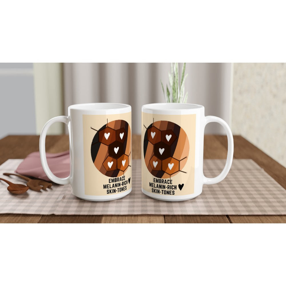 Embrace Melanin – Large Ceramic Mug