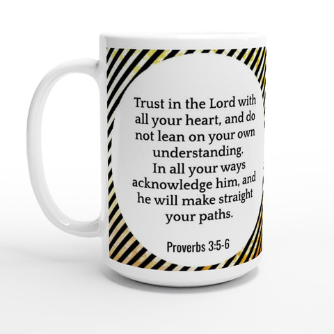 SIIB Proverbs 3:5-6 15oz Ceramic Mug