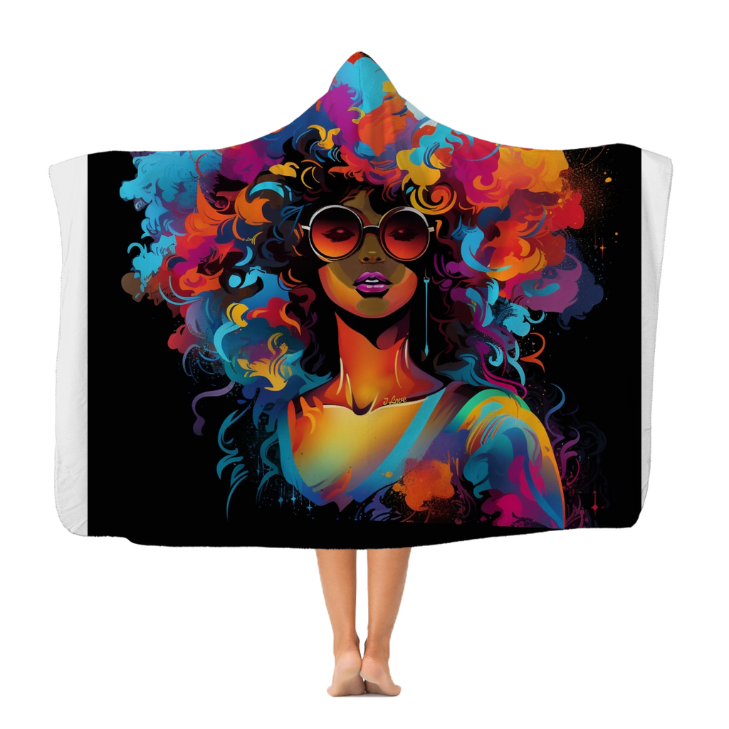 J Love Premium Adult Hooded Blanket