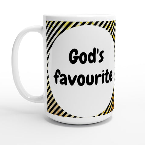 God's favourite SIIB 15oz Ceramic Mug