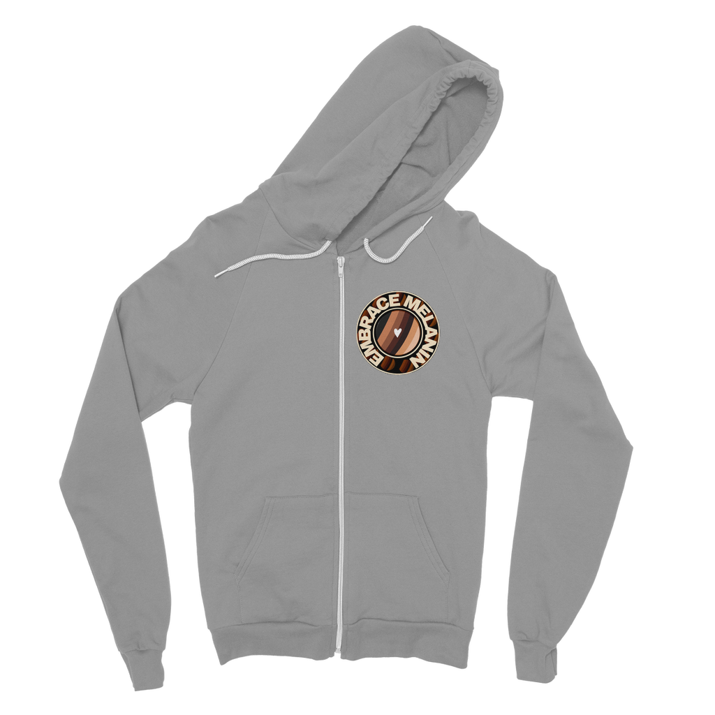 Embrace Melanin – Adult Zip Hoodie