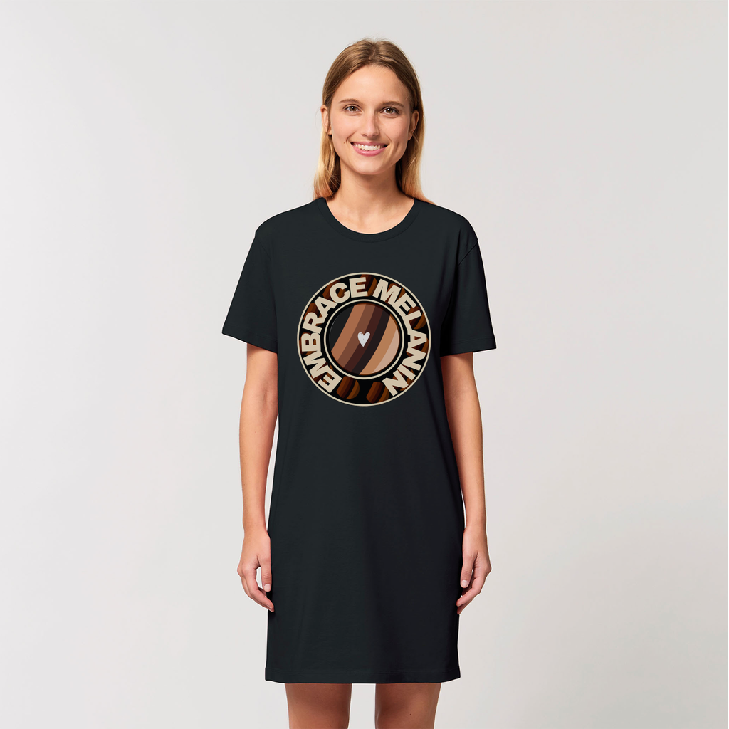 Embrace Melanin – Organic T-Shirt Dress