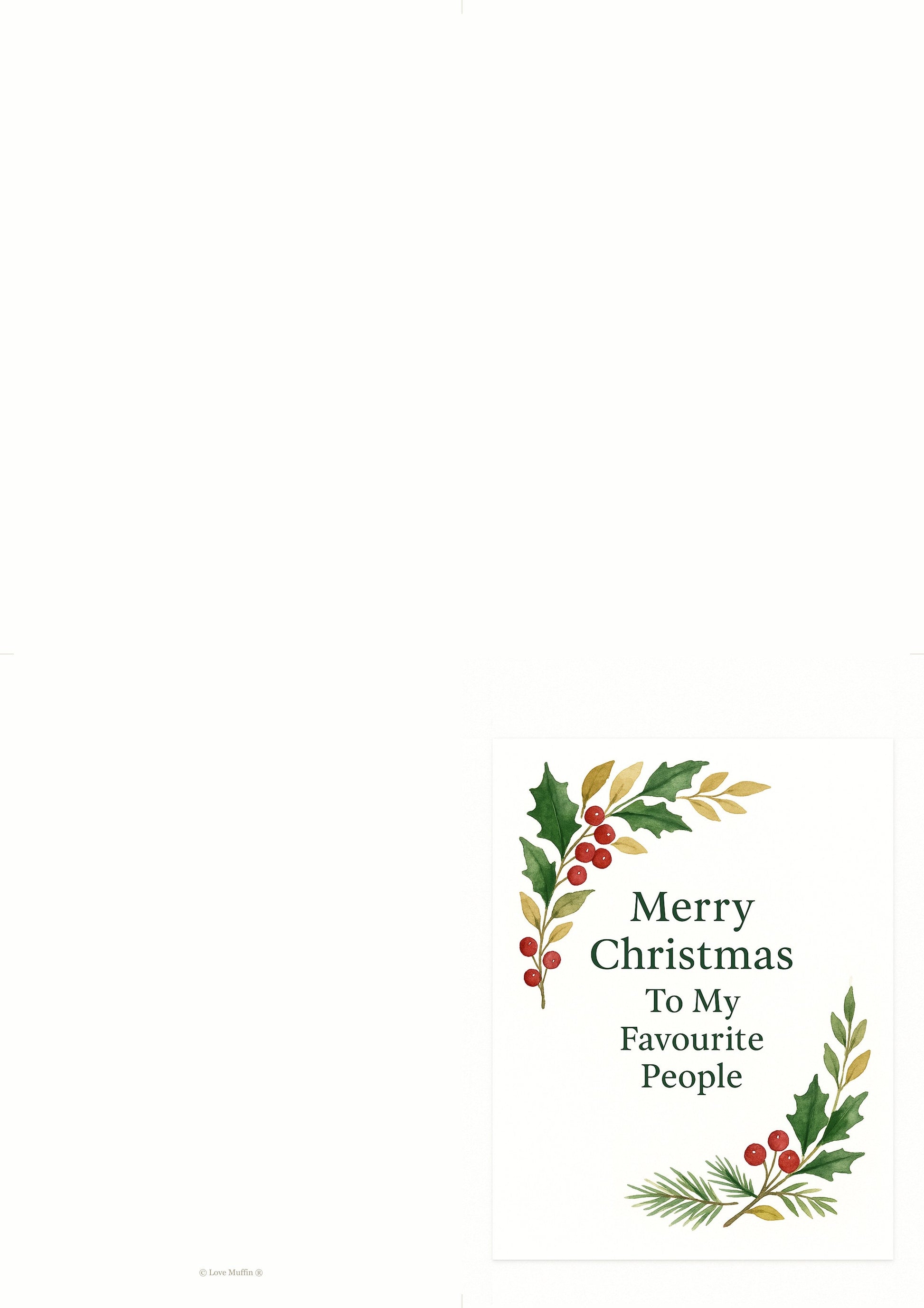 Christmas Card Printable — printable card (3)