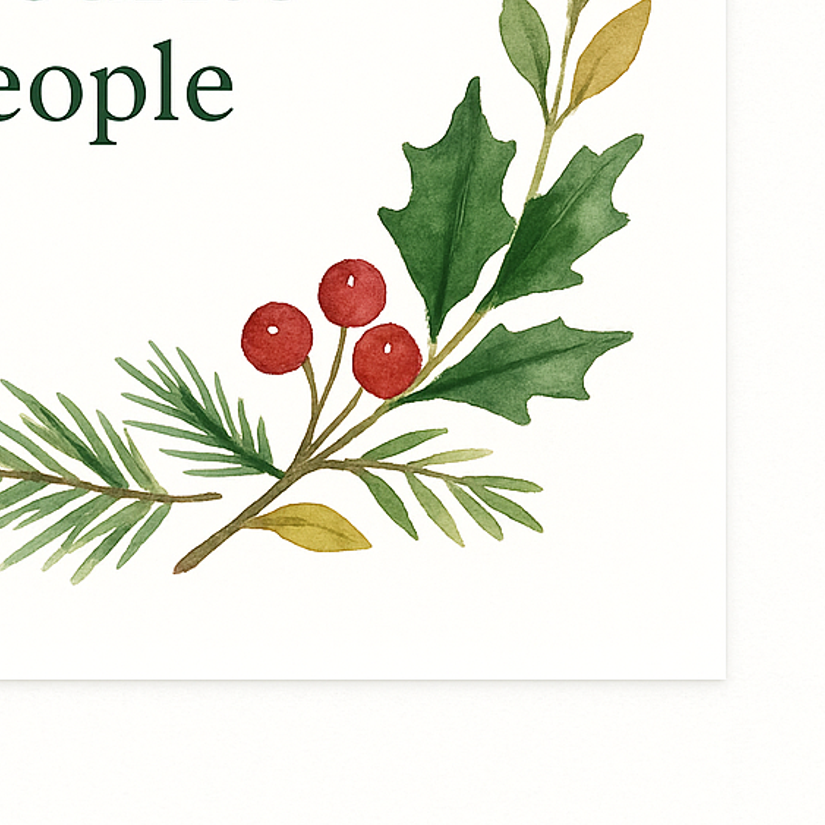 Christmas Card Printable — printable card (6)