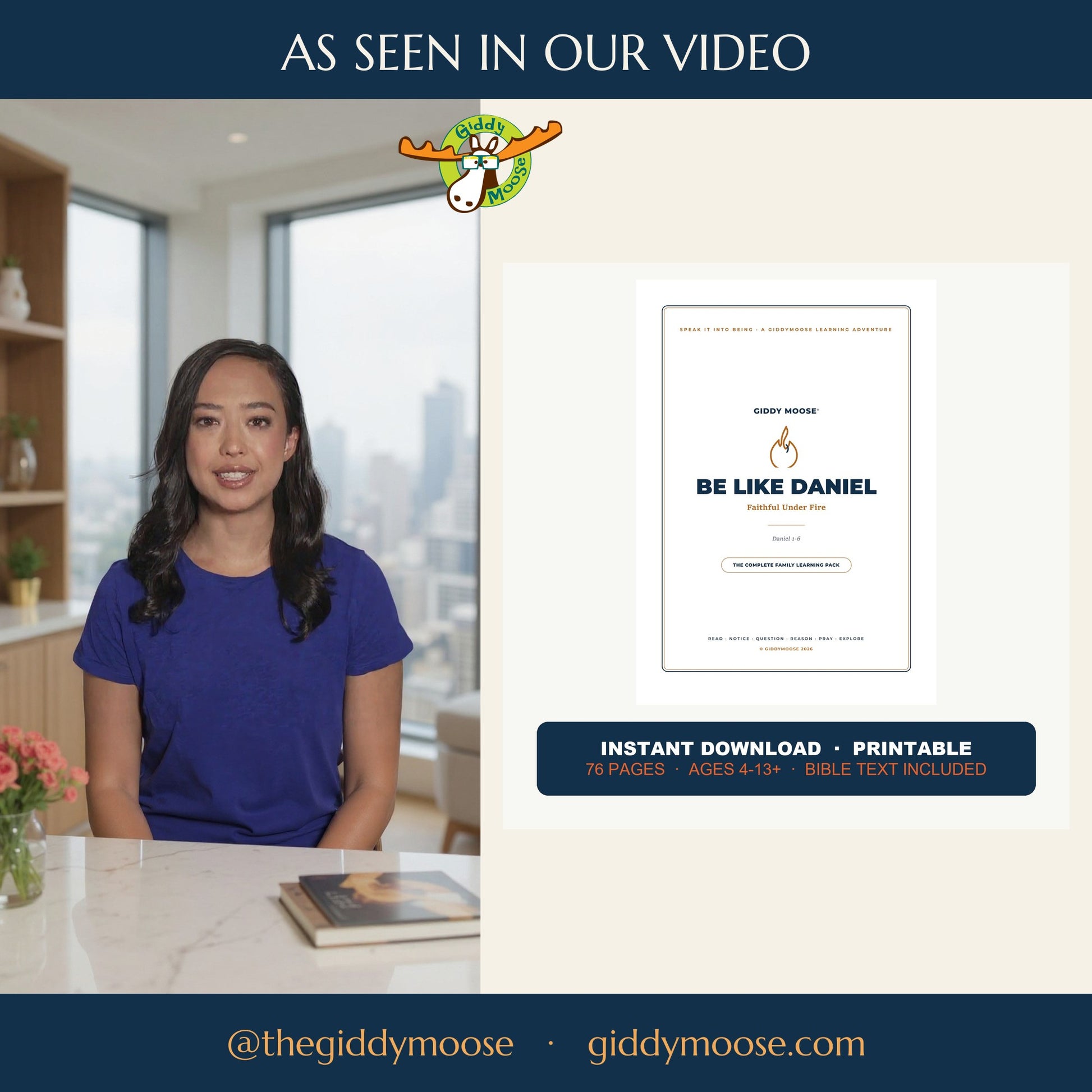 As seen in our video — the Be Like Daniel pack presented on @thegiddymoose