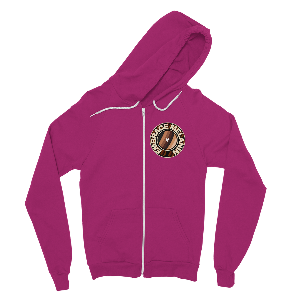 Embrace Melanin – Adult Zip Hoodie