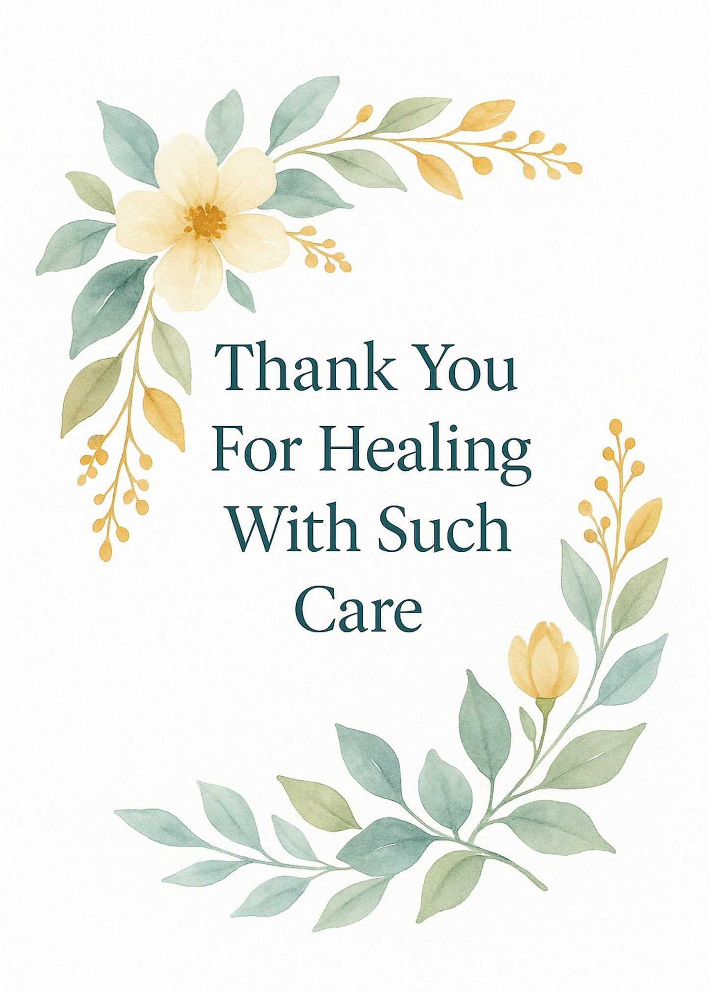 Doctor Thank You Card Printable — printable card (2)
