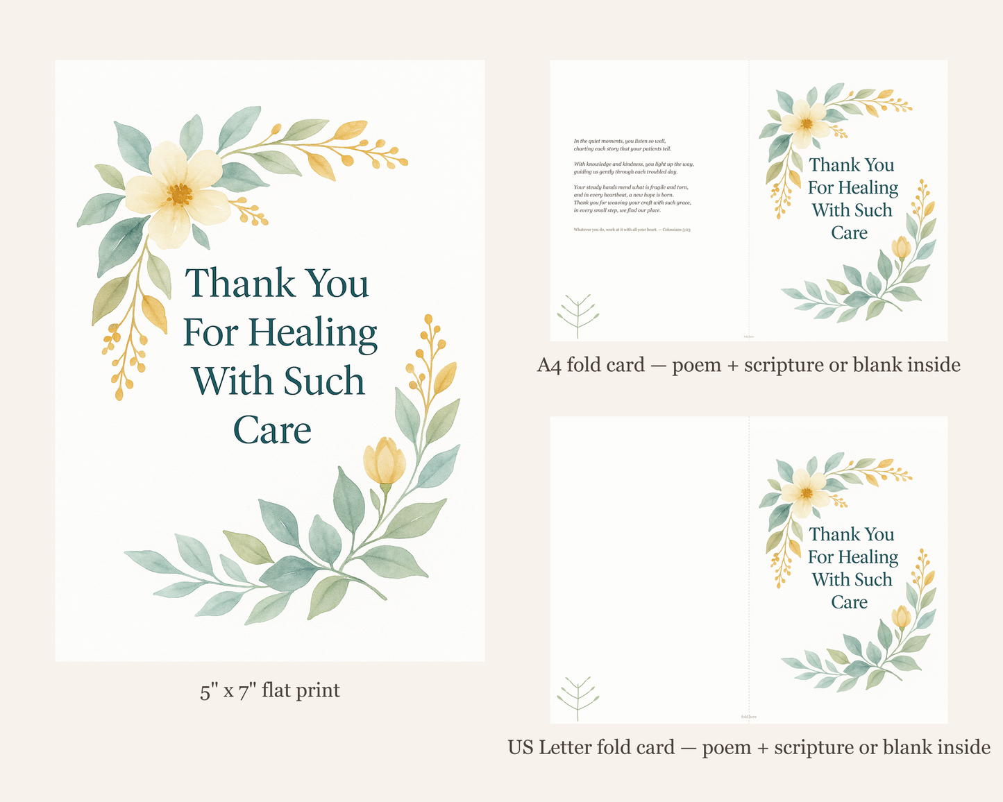 Doctor Thank You Card Printable — printable card (5)