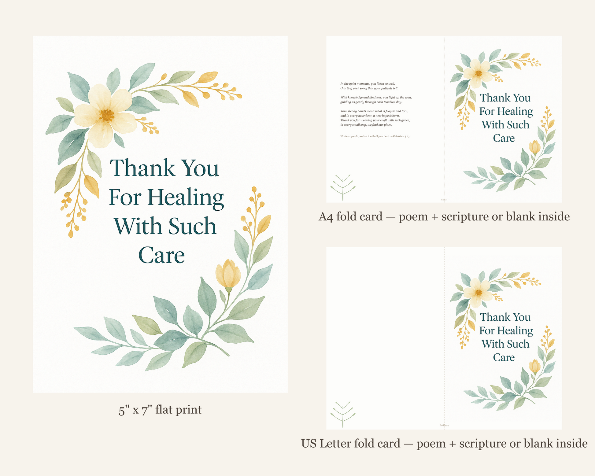 Doctor Thank You Card Printable — printable card (5)