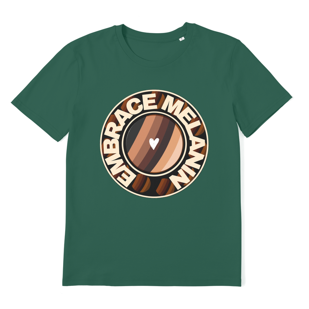 Embrace Melanin – Premium Organic Adult T-Shirt