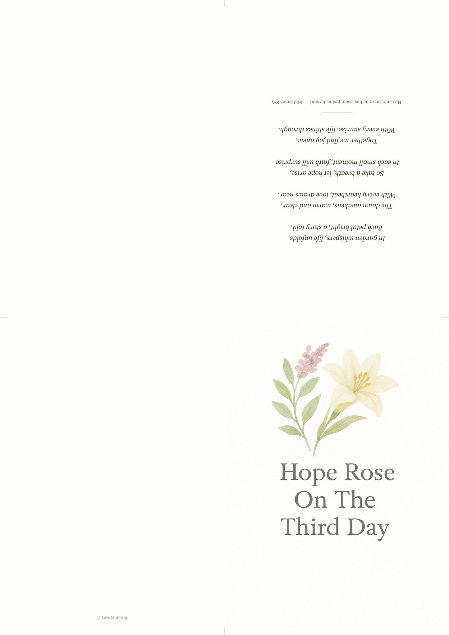Easter Card Printable — printable card