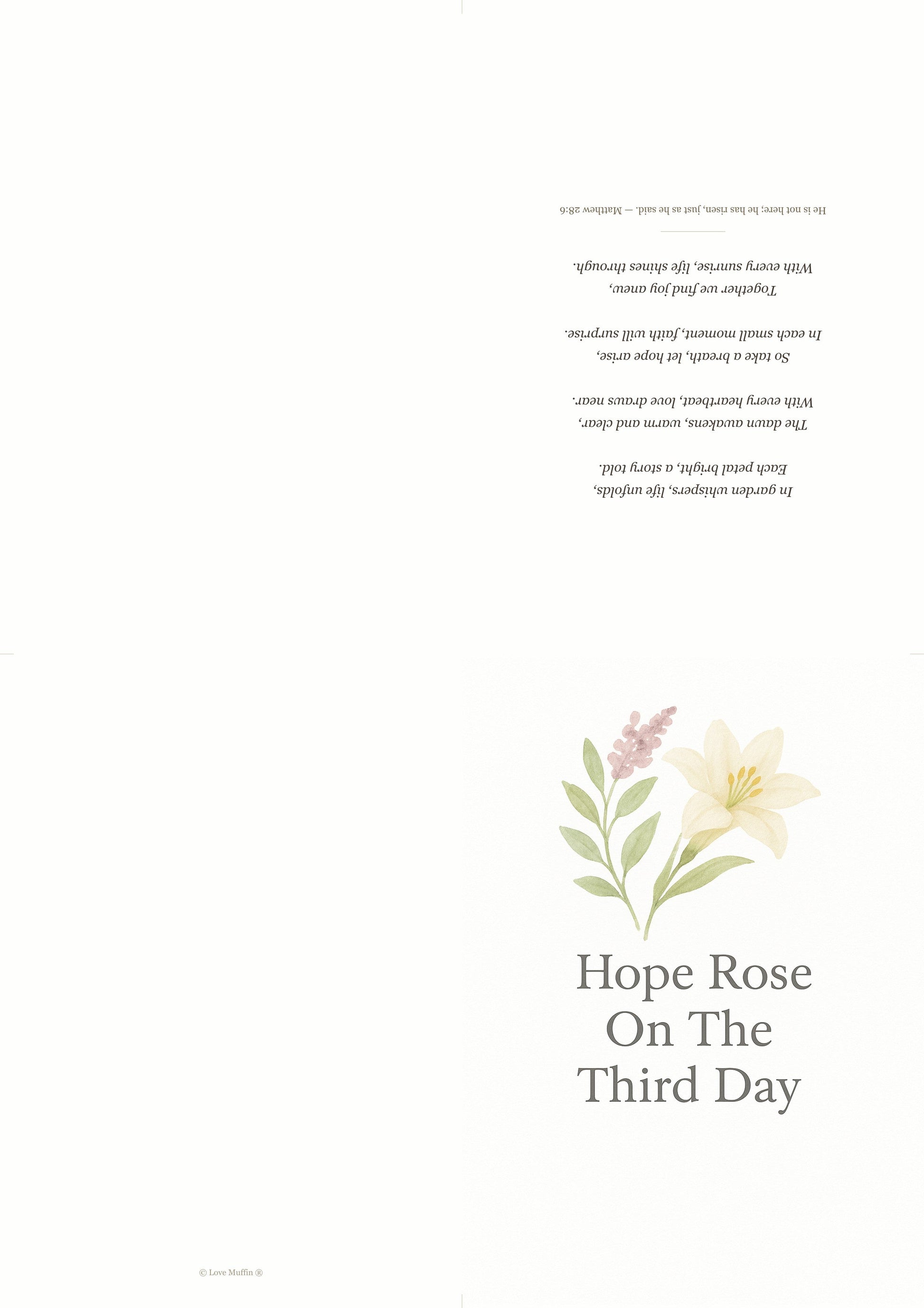 Easter Card Printable — printable card