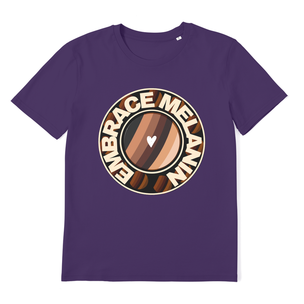 Embrace Melanin – Premium Organic Adult T-Shirt