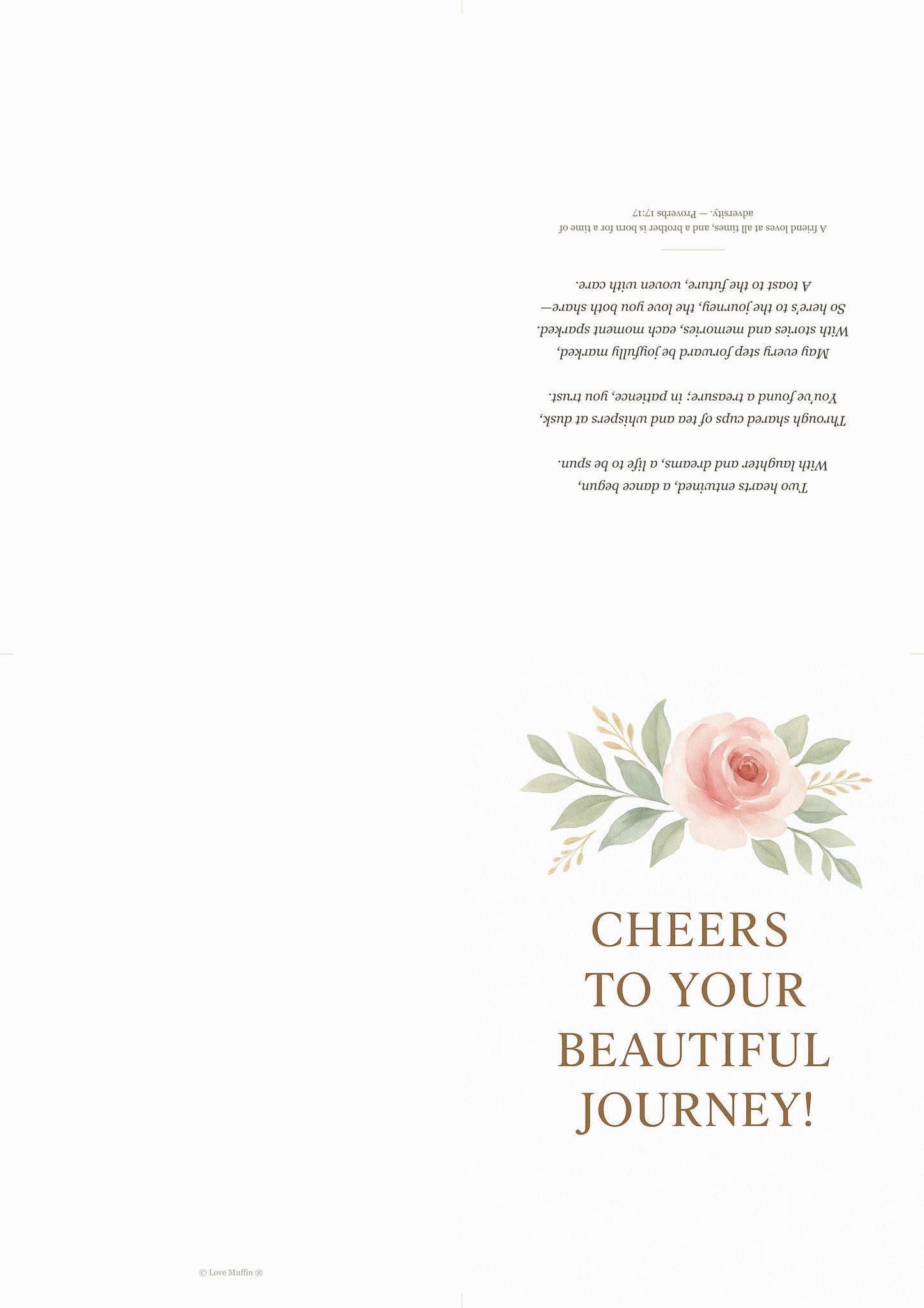 Cheers to Your Engagement Card Printable — printable card