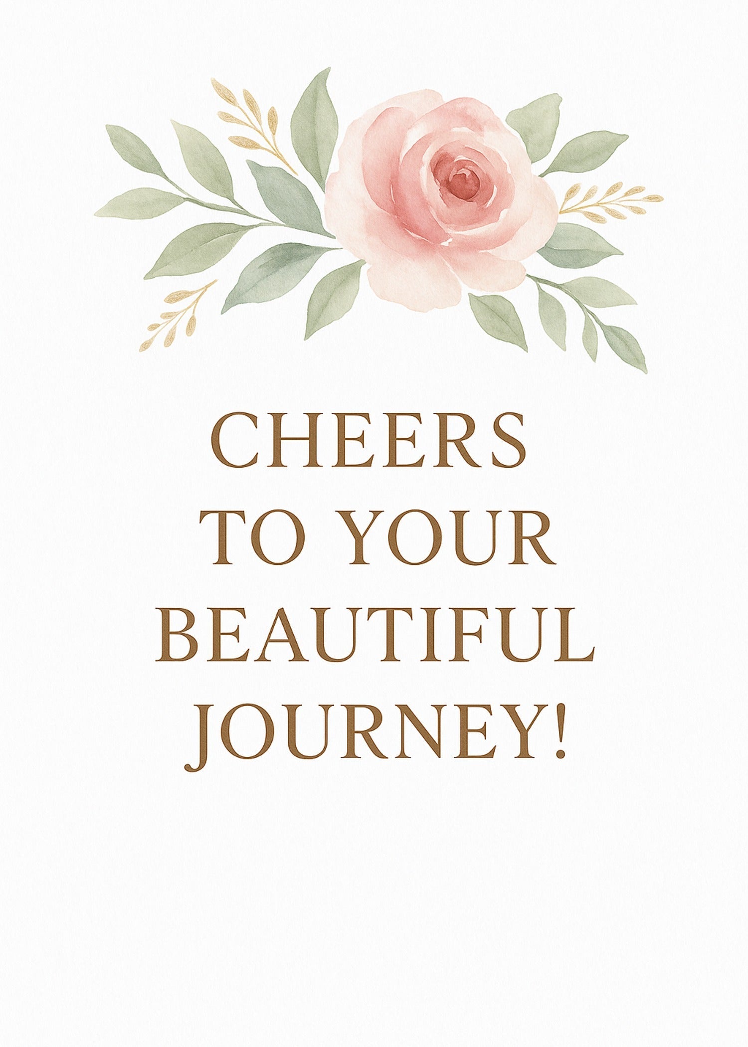 Cheers to Your Engagement Card Printable — printable card (2)