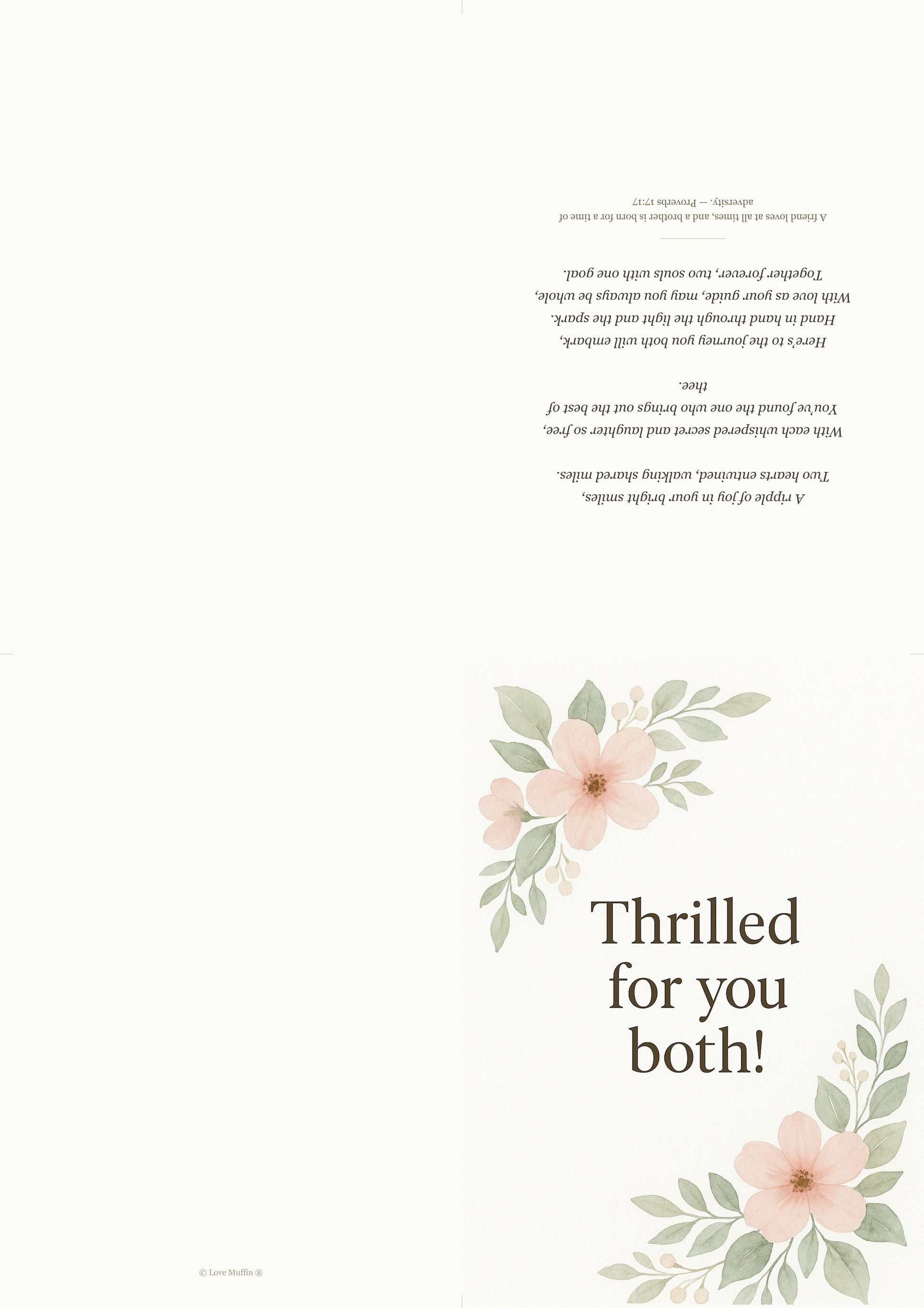Engagement Celebrations Card for Friend Printable — printable card