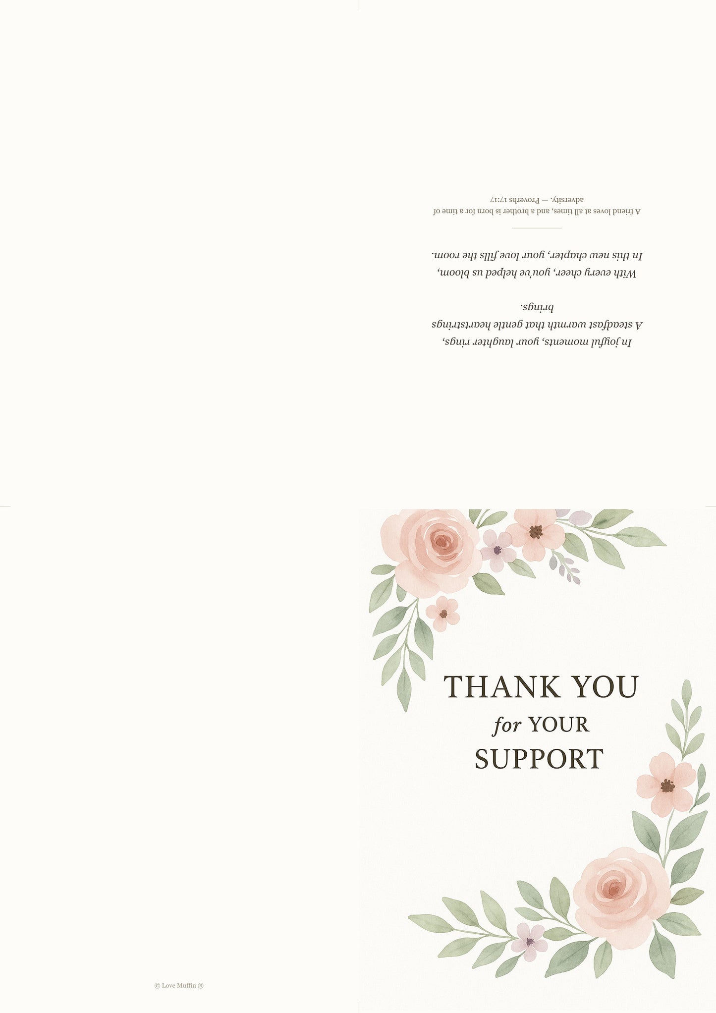 Thank You Friend Card for Engagement Printable — printable card