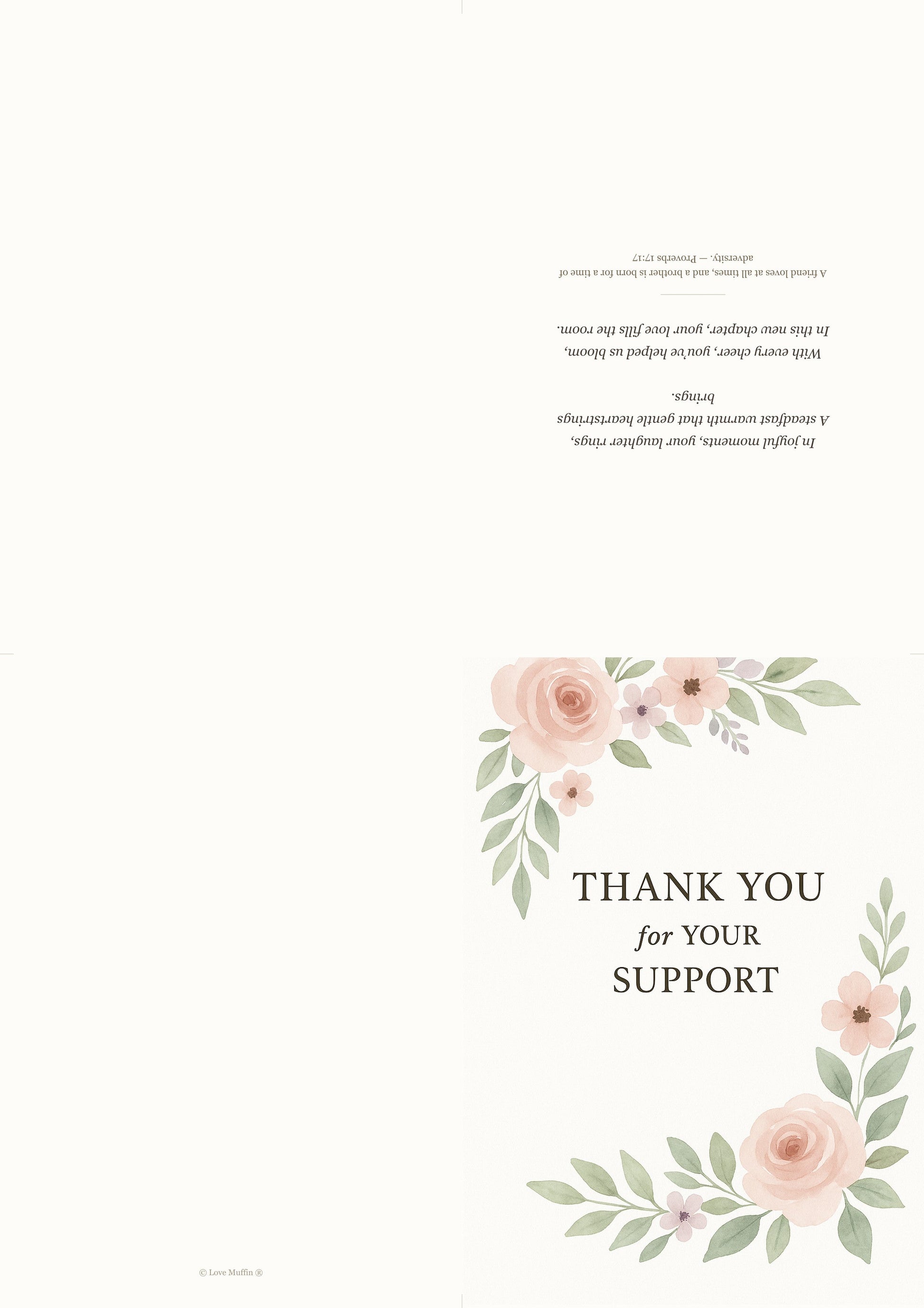 Thank You Friend Card for Engagement Printable — printable card