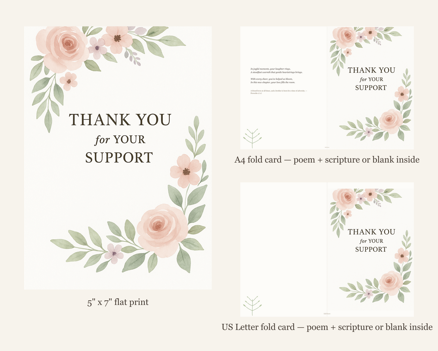 Thank You Friend Card for Engagement Printable — printable card (5)