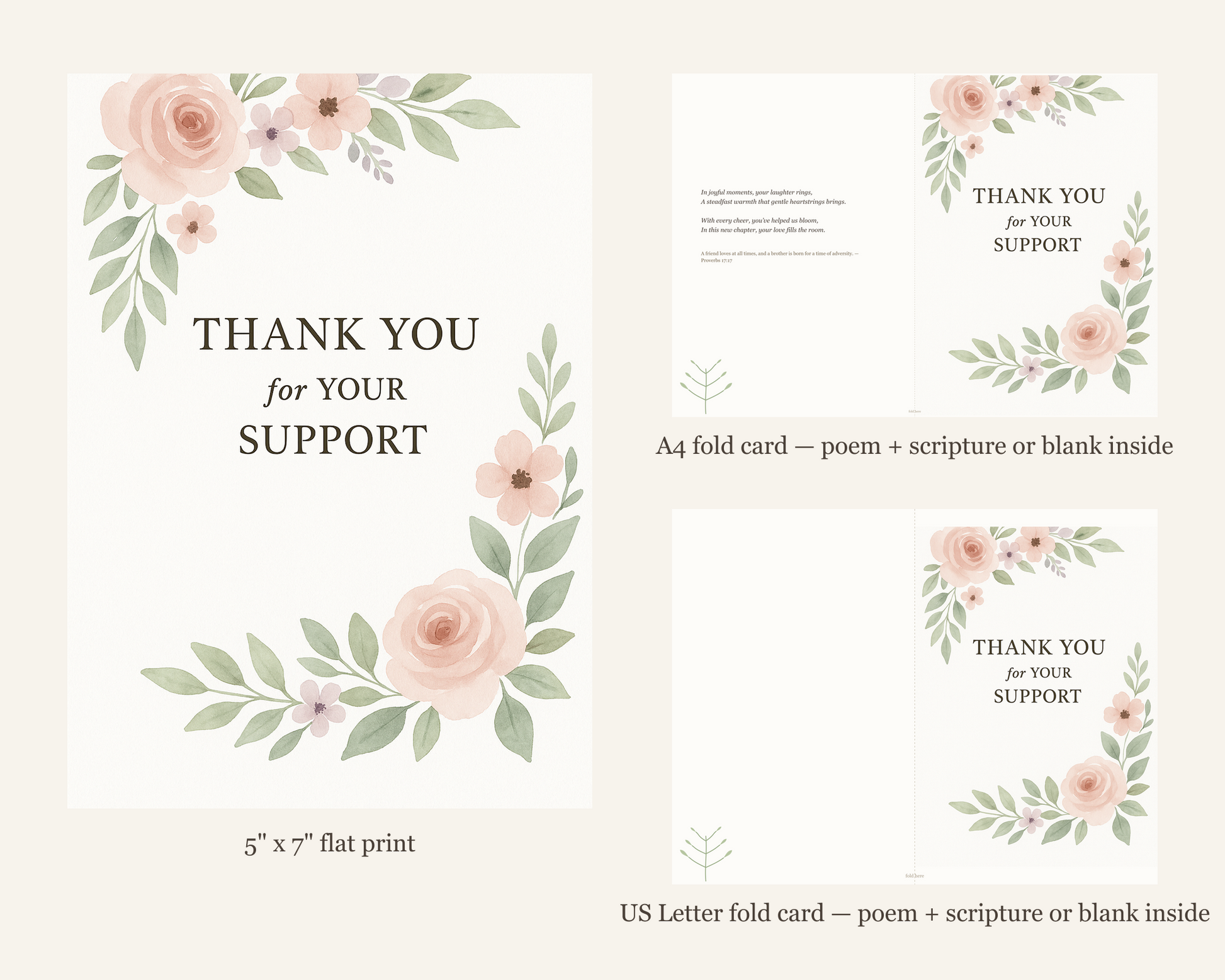 Thank You Friend Card for Engagement Printable — printable card (5)