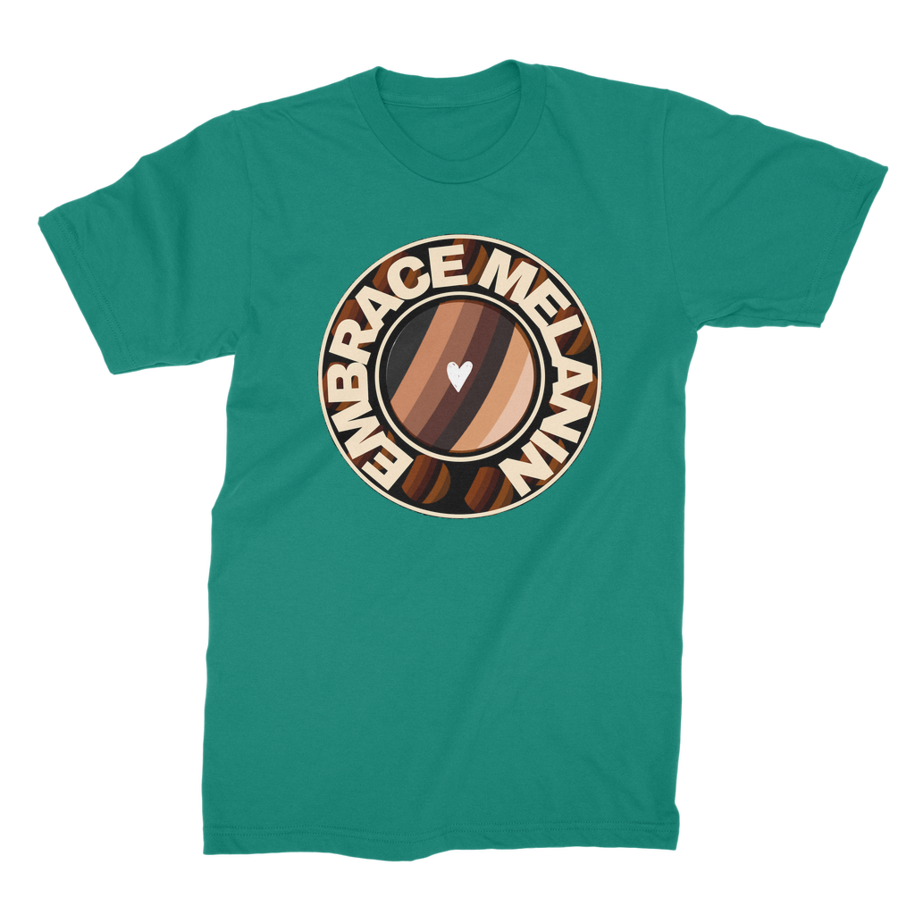 Embrace Melanin – Premium Jersey Adult T-Shirt