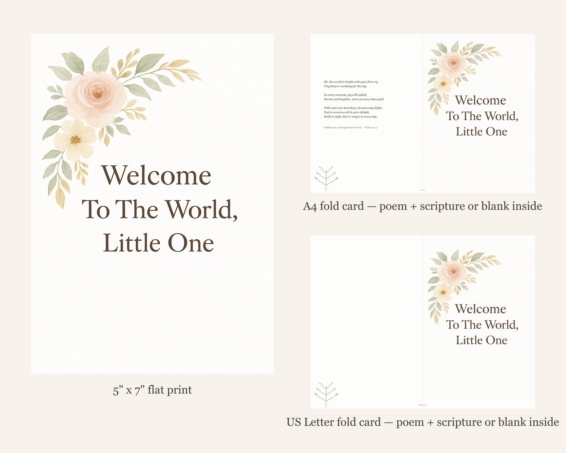 New Baby Card Printable — printable card (5)