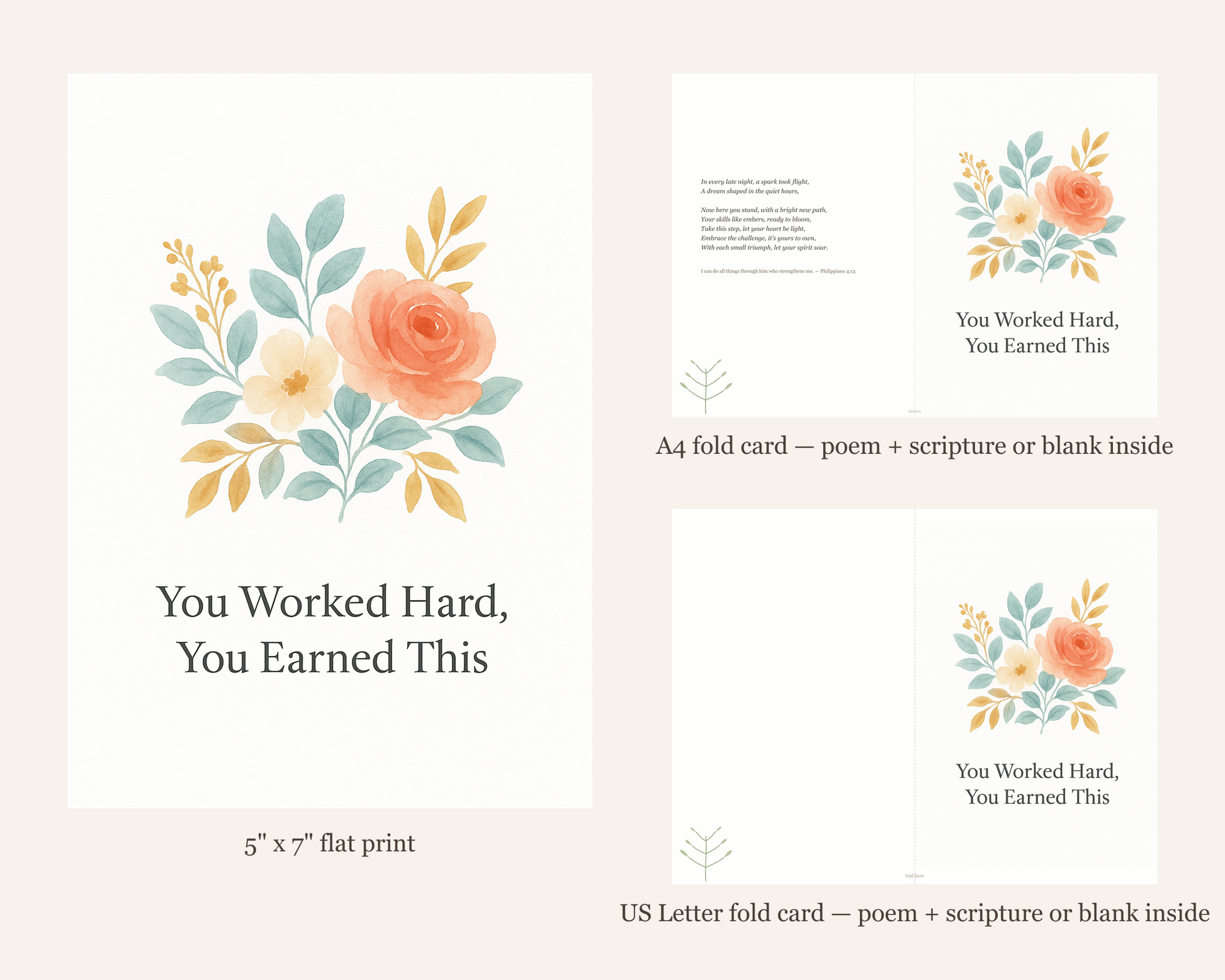 New Job Congratulations Card Printable — printable card (5)