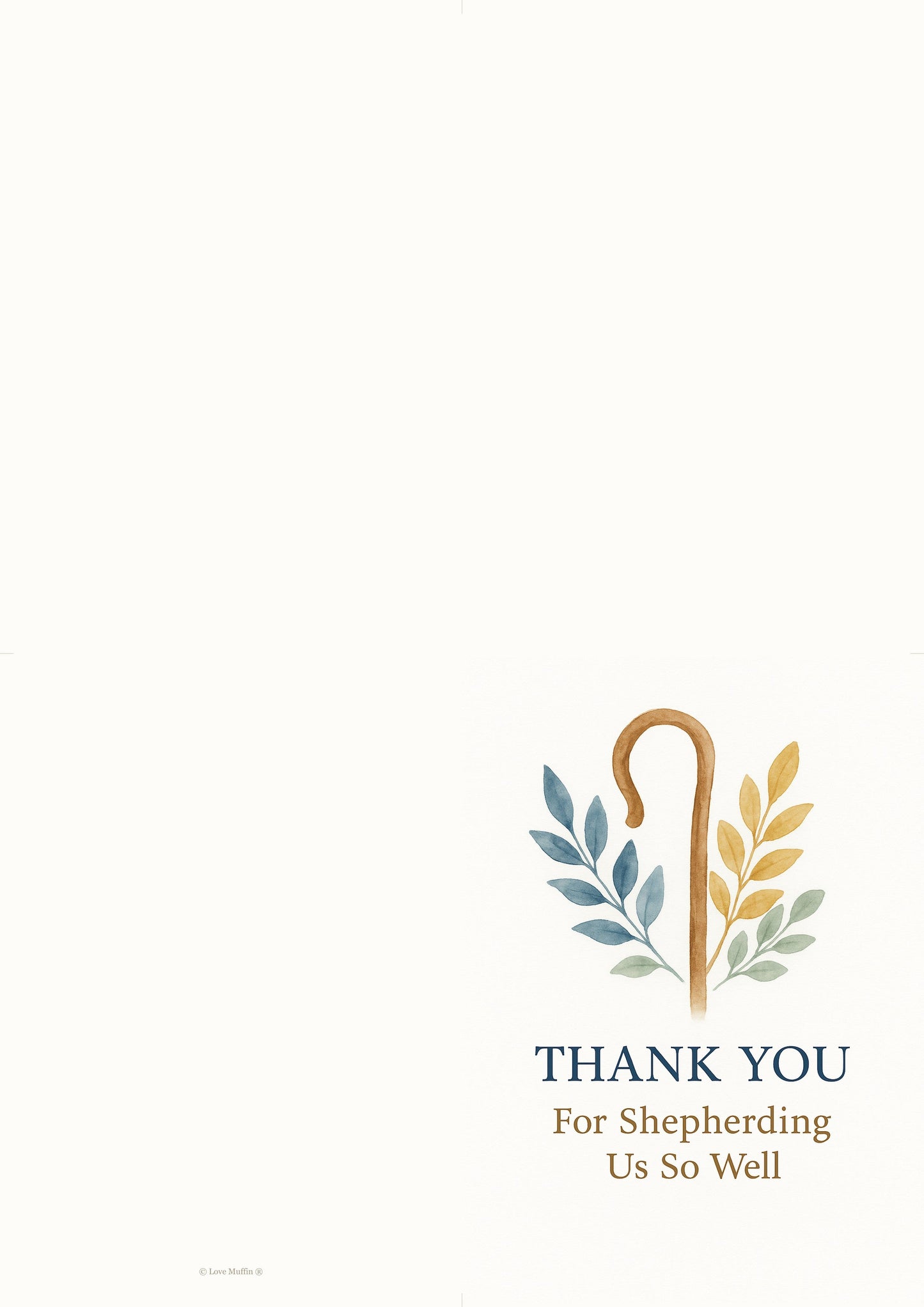 Pastor Thank You Card Printable — printable card (3)