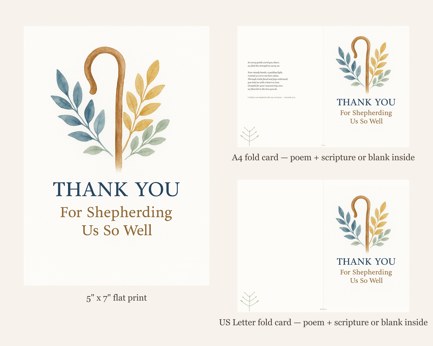 Pastor Thank You Card Printable — printable card (5)