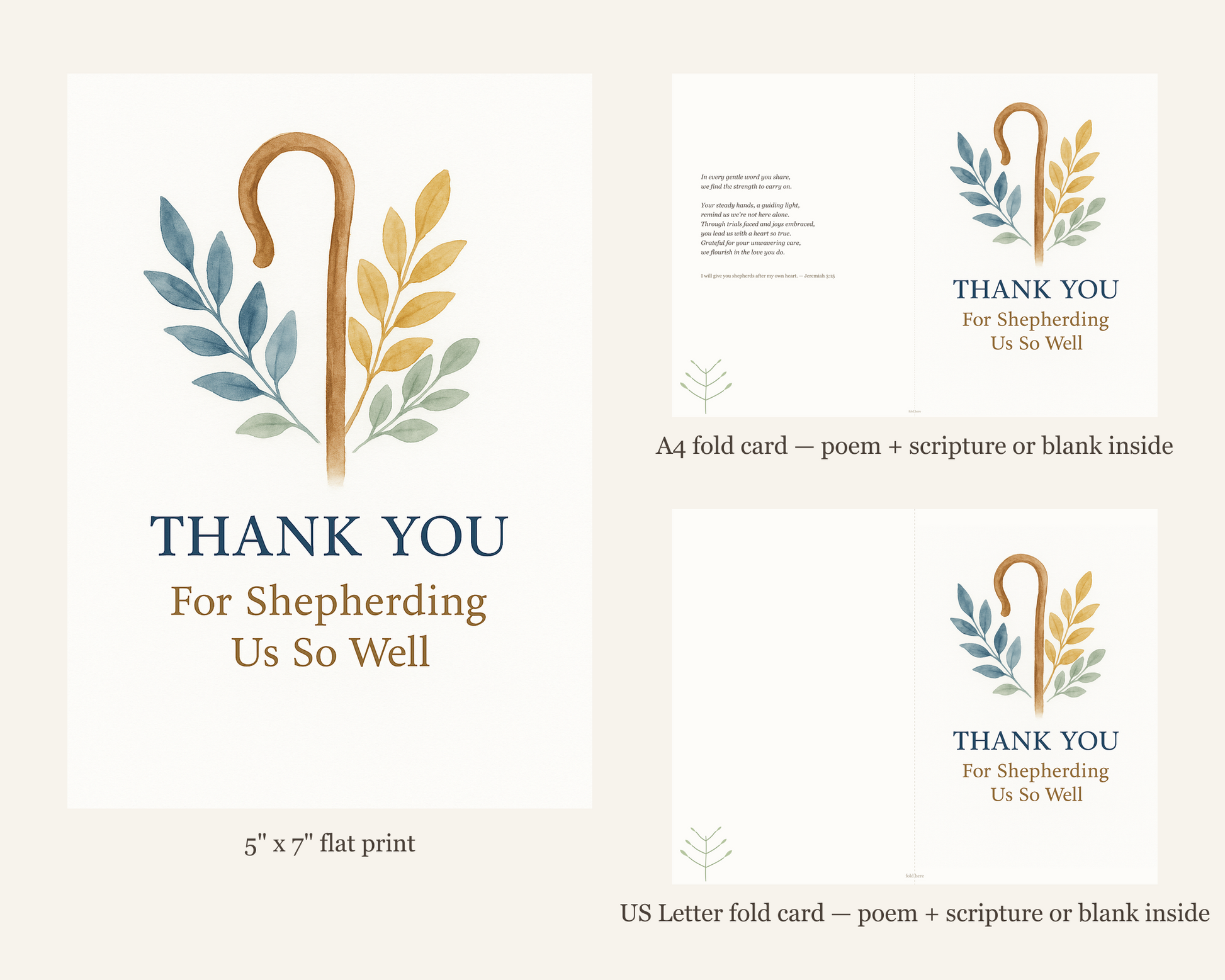 Pastor Thank You Card Printable — printable card (5)